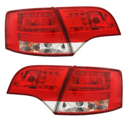 Kit feux Arrière pour Audi A4 B7 (avant 11/04-03/08) avec LED en Rouge