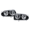 Kit de 2 phares angel eyes noir pour golf 3