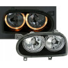 Kit de 2 phares angel eyes noir pour golf 3