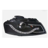 2 FEUX PHARE AVANT LED POUR AUDI A3 8P DE 2003 A 2008 A FOND NOIR