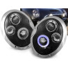 Paire de phares Avant Angel Eyes Mini Cooper 05/01-06 Noir