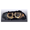 2 PHAREs AVANT ANGEL EYES CHROME BMW SERIE 3 E46 COUPE PHASE 1 DE 04/99 A 04/03