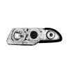 2 PHARES LED ANGEL EYES CHROME POUR OPEL ASTRA F