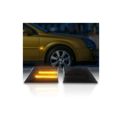 CLIGNOTANTS LATERAUX NOIRS LED OPEL SIGNUM  VECTRA C 2002-2008