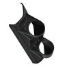 SUPPORT MANOMETRE Ø 52 MM NOIR POUR 2 MANOMETRES FIXATION MONTANT PAREBRISE MANO