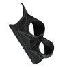 SUPPORT MANOMETRE Ø 52 MM NOIR POUR 2 MANOMETRES FIXATION MONTANT PAREBRISE MANO