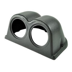 SUPPORT MANOMETRE Ø 52 MM NOIR POUR 2 MANOMETRES FIXATION TABLEAU DE BORD MANO
