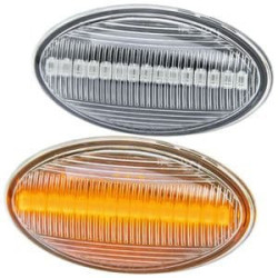 2 CLIGNOTANT LED MINI R50 R53 3 5 P 2001 A 2006 & CABRIO R52 2004 A 2008 BLANC