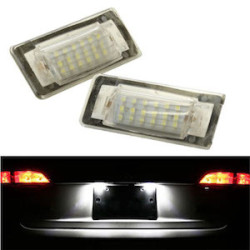 ECLAIRAGE PLAQUE LED AUDI TT 8N 8N3 8N9 10/1998-06/2006 BLANC XENON