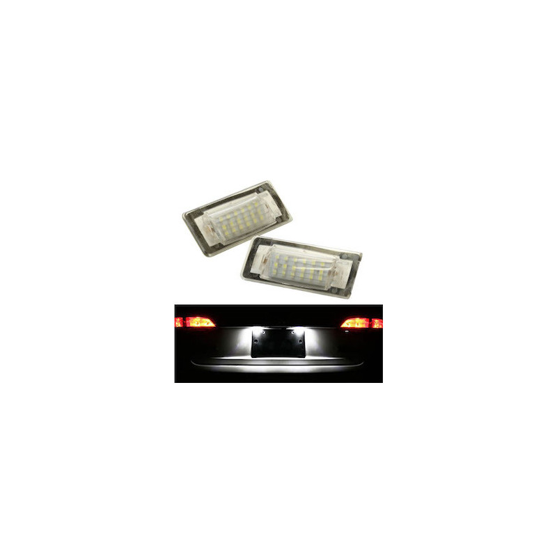 ECLAIRAGE PLAQUE LED AUDI TT 8N 8N3 8N9 10/1998-06/2006 BLANC XENON