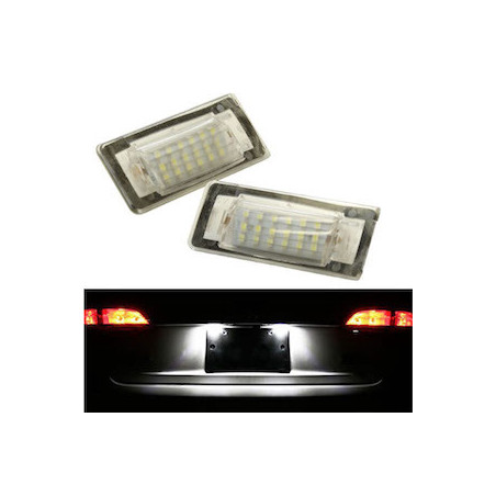 ECLAIRAGE PLAQUE LED AUDI TT 8N 8N3 8N9 10/1998-06/2006 BLANC XENON