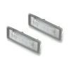 ECLAIRAGE PLAQUE LED AUDI TT 8N 8N3 8N9 10/1998-06/2006 BLANC XENON