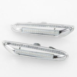 2 CLIGNOTANT LED BMW SERIE 1 E81 E82 E87 E88 & 3 E90 E91 E92 E93 E46 LCI BLANC