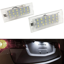 ECLAIRAGE PLAQUE LED BMW X5 E53 5/2000-1/2007 X3 E83 10/2003-3/2010 BLANC XENON