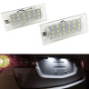 ECLAIRAGE PLAQUE LED BMW X5 E53 5/2000-1/2007 X3 E83 10/2003-3/2010 BLANC XENON