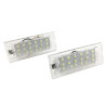 ECLAIRAGE PLAQUE LED BMW X5 E53 5/2000-1/2007 X3 E83 10/2003-3/2010 BLANC XENON