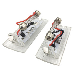 ECLAIRAGE PLAQUE LED BMW X5 E53 5/2000-1/2007 X3 E83 10/2003-3/2010 BLANC XENON