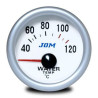 MANOMETRE TEMPERATURE EAU + SONDE 40°C - 120°C FOND BLANC ECLAIRAGE BLEU MANO