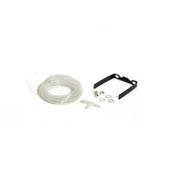 MANOMETRE PRESSION TURBO BOOST -1 A 2 BARS Ø 52 MM FOND BLANC ECLAIRAGE BLEU