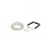 MANOMETRE PRESSION TURBO BOOST -1 A 2 BARS Ø 52 MM FOND BLANC ECLAIRAGE BLEU