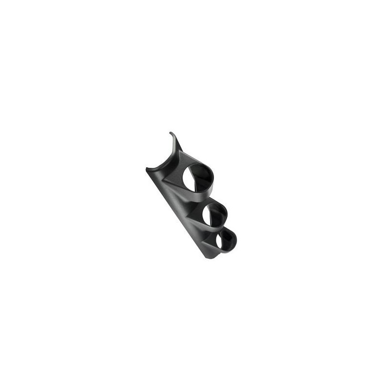 SUPPORT MANOMETRE Ø 52 MM NOIR POUR 3 MANOMETRES FIXATION MONTANT PAREBRISE MANO