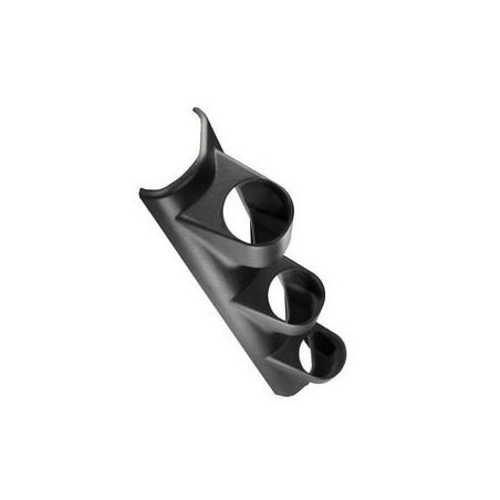 SUPPORT MANOMETRE Ø 52 MM NOIR POUR 3 MANOMETRES FIXATION MONTANT PAREBRISE MANO