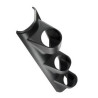 SUPPORT MANOMETRE Ø 52 MM NOIR POUR 3 MANOMETRES FIXATION MONTANT PAREBRISE MANO