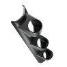 SUPPORT MANOMETRE Ø 52 MM NOIR POUR 3 MANOMETRES FIXATION MONTANT PAREBRISE MANO