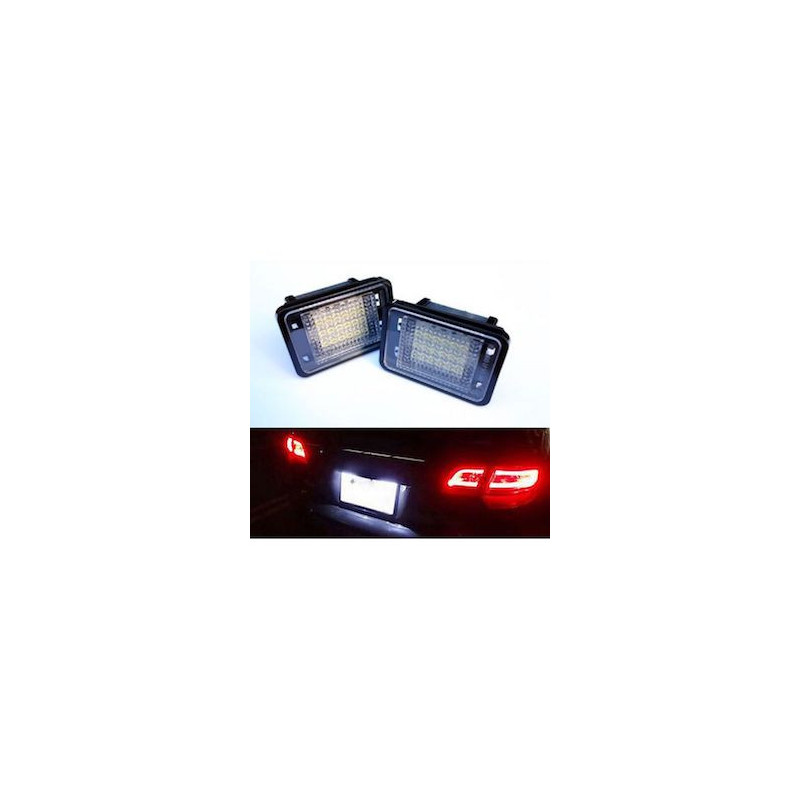 ECLAIRAGE PLAQUE LED MERCEDES GLK X204 06/2008-06/2015 BLANC XENON