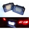 ECLAIRAGE PLAQUE LED MERCEDES GLK X204 06/2008-06/2015 BLANC XENON