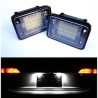 ECLAIRAGE PLAQUE LED MERCEDES GLK X204 06/2008-06/2015 BLANC XENON