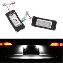 ECLAIRAGE PLAQUE LED MINI R55 R56 R57 R58 R59 3 5 COUPE CABRIOLET CLUBMAN BLANC