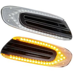 2 CLIGNOTANT LED MINI F55 F56 3 5 PORTES & F57 CABRIOLET APRES 2014 BLANC