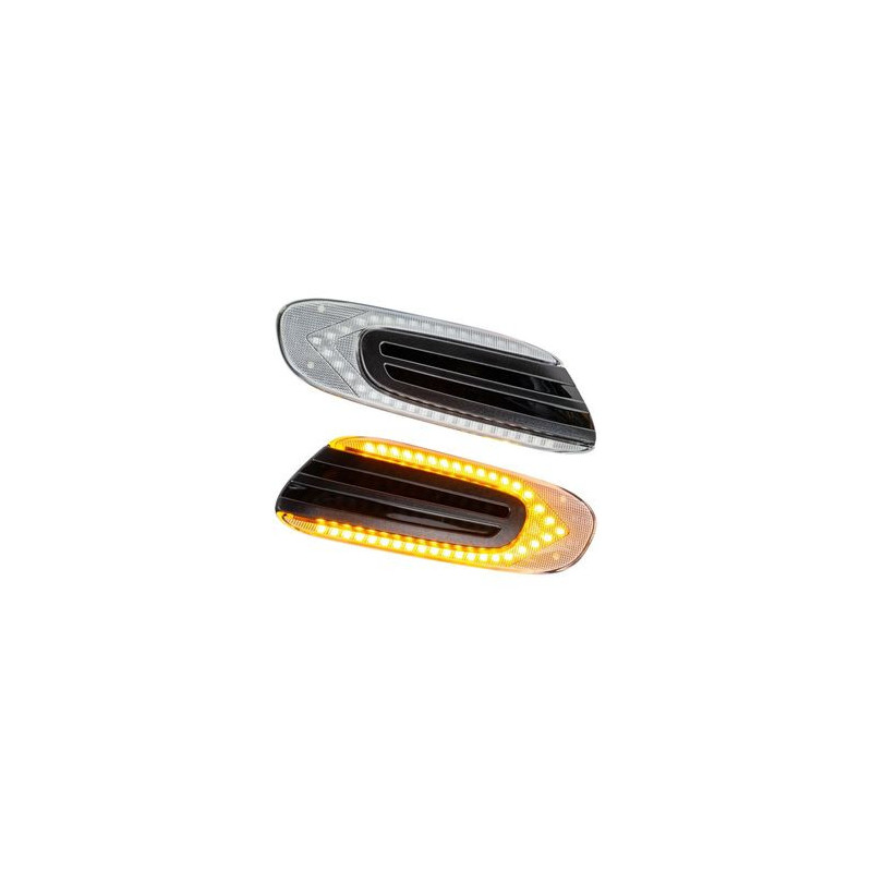 2 CLIGNOTANT LED MINI F55 F56 3 5 PORTES & F57 CABRIOLET APRES 2014 BLANC