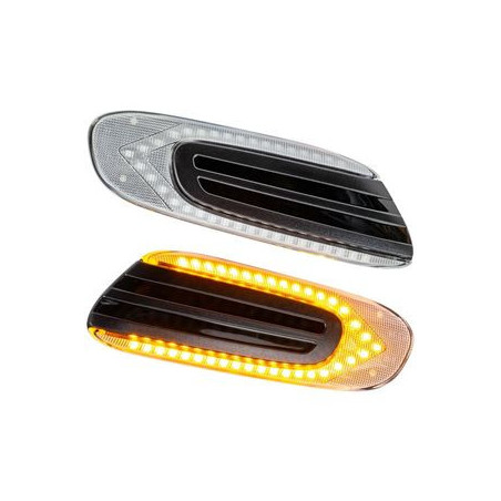 2 CLIGNOTANT LED MINI F55 F56 3 5 PORTES & F57 CABRIOLET APRES 2014 BLANC