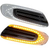 2 CLIGNOTANT LED MINI F55 F56 3 5 PORTES & F57 CABRIOLET APRES 2014 BLANC