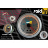 MANOMETRE A DEPRESSION -1 A 0 BARS GRIS BLANC RAID HP 660222 SPORT MANO 52MM