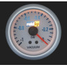 MANOMETRE A DEPRESSION -1 A 0 BARS GRIS BLANC RAID HP 660222 SPORT MANO 52MM