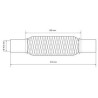 FLEXIBLE ECHAPPEMENT TRESSE REPARATION MANCHON ADAPTATEUR  40x200x300MM