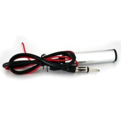 ANTENNE RADIO COMPLETE NOIRE LOOK GPS POUR RADIO FM AM CONNECTEUR DIN REQUIN