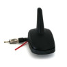 ANTENNE RADIO COMPLETE NOIRE LOOK GPS POUR RADIO FM AM CONNECTEUR DIN REQUIN