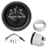 MANOMETRE TEMPERATURE EAU + SONDE 40°C - 120°C MANO Ø 52 MM FOND NOIR OLDTIMER