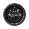 MANOMETRE TEMPERATURE EAU + SONDE 40°C - 120°C MANO Ø 52 MM FOND NOIR OLDTIMER