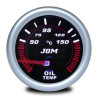 MANOMETRE TEMPERATURE HUILE + SONDE 50°C - 150°C MANO Ø 52 MM FANTOME NOIR MANO