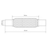 FLEXIBLE ECHAPPEMENT TRESSE REPARATION MANCHON ADAPTATEUR  48MM L 150MM - 250MM