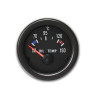 MANOMETRE TEMPERATURE HUILE + SONDE 50°C - 150°C MANO Ø 52 MM FOND NOIR OLDTIMER
