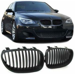 GRILLE BMW SERIE 5 E60 E61 BERLINE TOURING 07/2003-09/2010 NOIR MAT