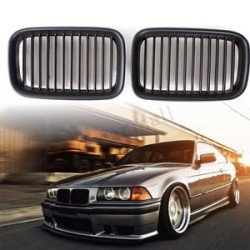 CALANDRE BMW SERIE 3 E36 COUPE CABRIOLET 7/1990-9/1996 NOIRE HARICOT GRILLE