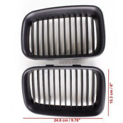 CALANDRE BMW SERIE 3 E36 COUPE CABRIOLET 7/1990-9/1996 NOIRE HARICOT GRILLE