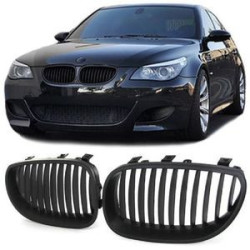CALANDRE BMW SERIE 5 E60 E61 BERLINE TOURING 7/2003-3/2010 NOIRE HARICOT GRILLE
